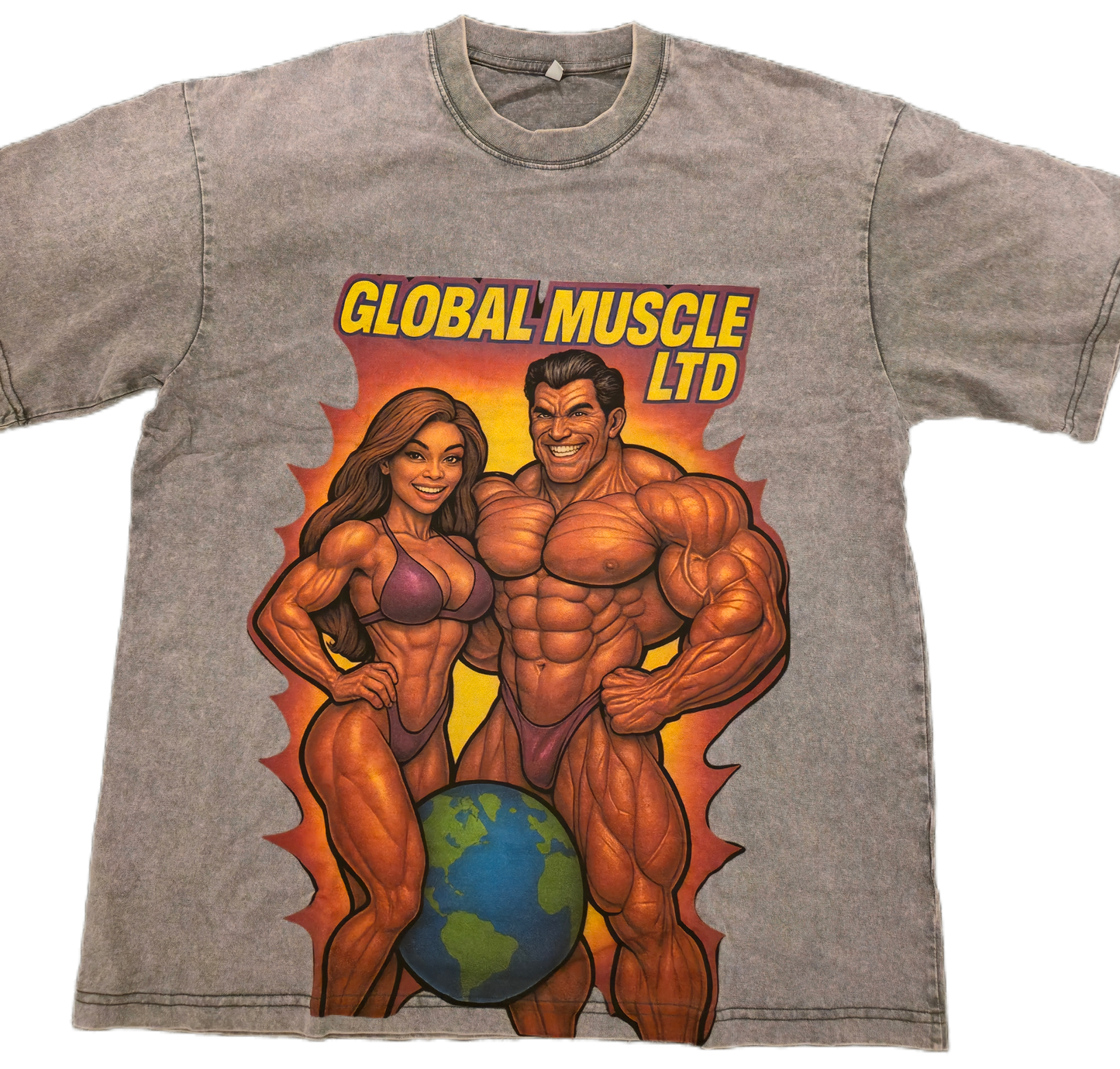 GLOBAL MUSCLE TEE PHYSIQUE  COUPLE
