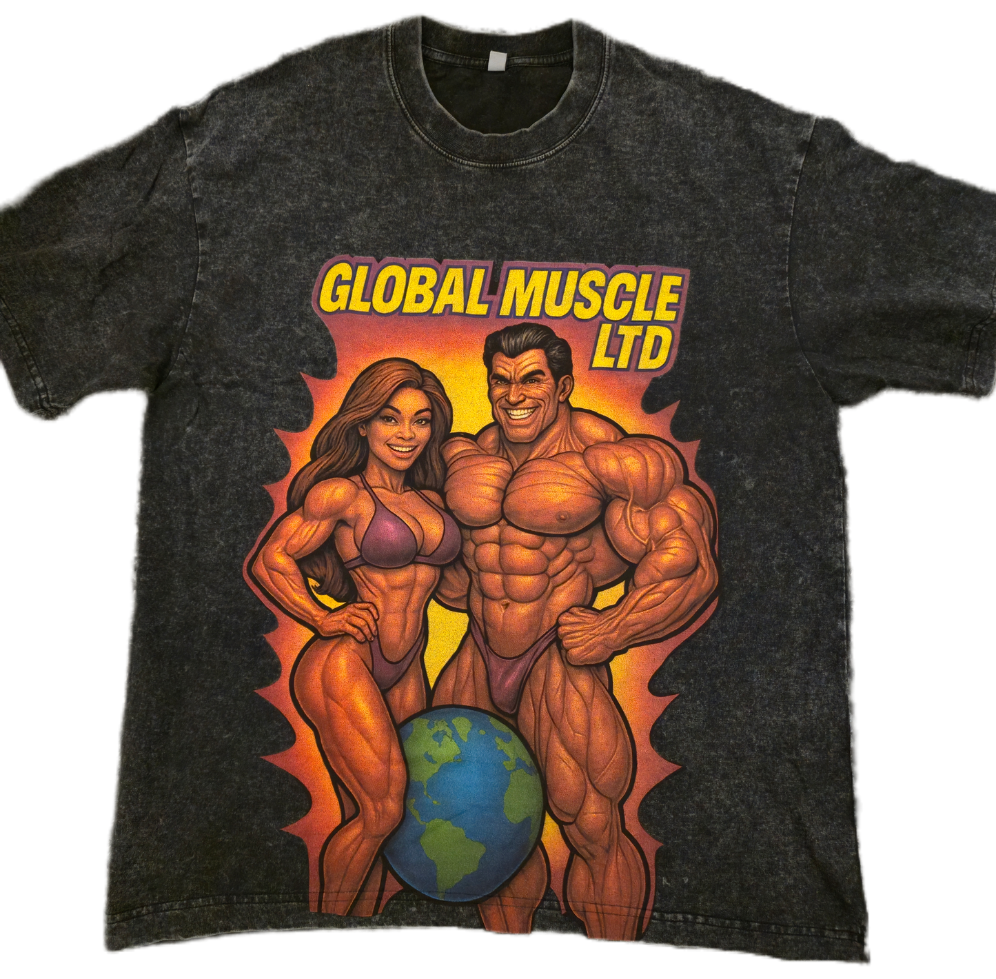GLOBAL MUSCLE TEE PHYSIQUE  COUPLE